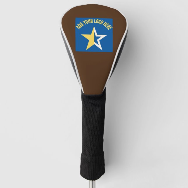 Logo für kundenspezifische Markenbezeichnungen für Golf Headcover (Vorderseite)
