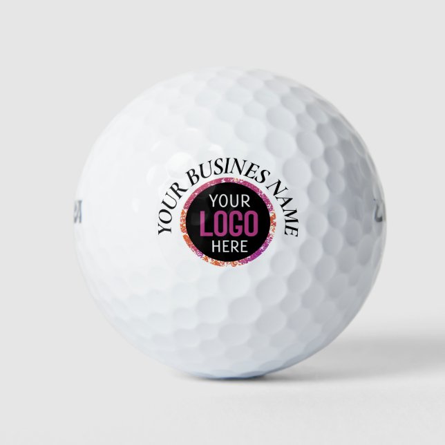 Logo für kundenspezifische Unternehmen für Golfbäl Golfball (Vorderseite)