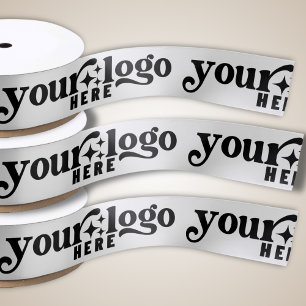 Logo für kundenspezifische Unternehmen - Geschenkv Satinband