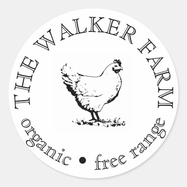 Logo für kundenspezifische Werbeaktionen Runder Aufkleber (Vorderseite)