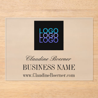 Logo für Kunsthandwerkskünstler, erschwinglich Acryleinladungen