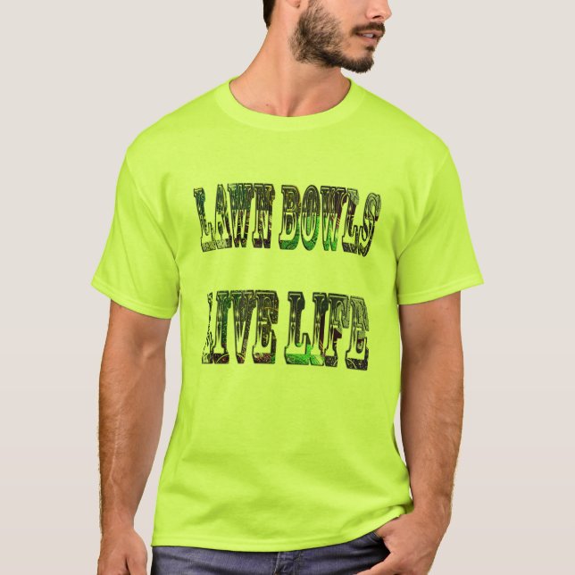 Logo für "Lawn Bowls Life Picture", T-Shirt (Vorderseite)