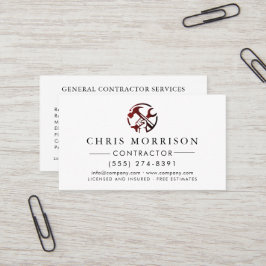 Logo für Marketing von Bauunternehmen Visitenkarte