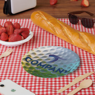 Logo für "Maßgeschneiderte Unternehmen" von Golf C Pappteller