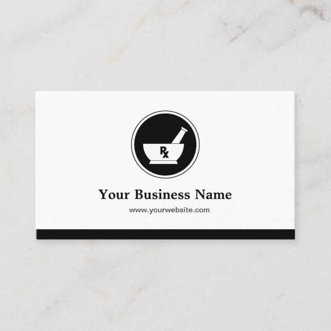 Logo für medizinische Versorgung - Berufliches Ele Visitenkarte (Vorderseite)