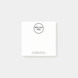 Logo für moderne White Business Custom Company Post-it Klebezettel