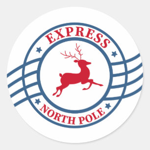 Logo für Nordpol Runder Aufkleber