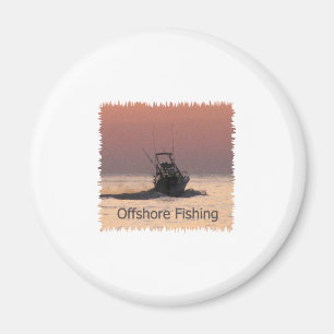 Logo für Offshore-Fischereifahrzeuge Magnet