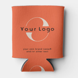 Logo für Orange Red + Black Text Company Business  Dosenkühler