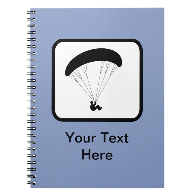 Logo für Paraglider Notizblock (Vorderseite)