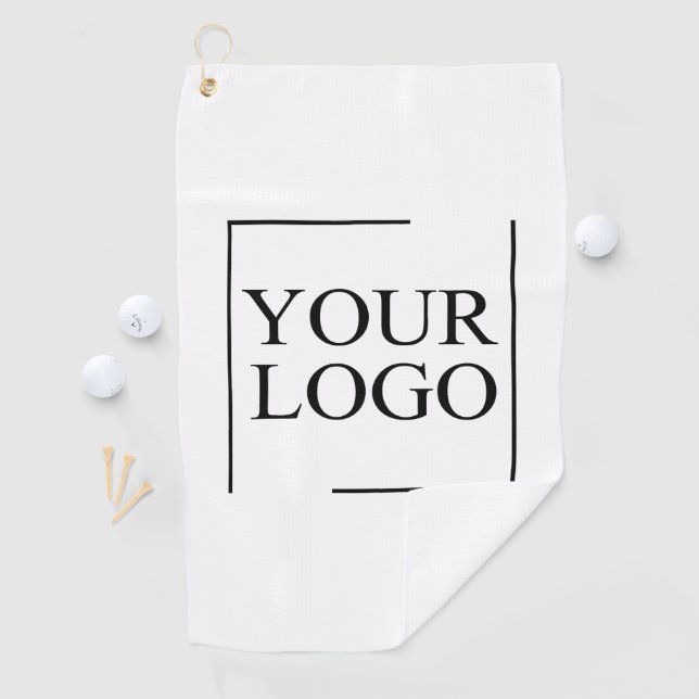 Logo für personalisierte Hochzeiten Golfhandtuch (Insitu)