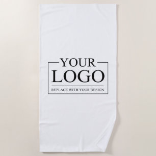 Logo für personalisierte Hochzeiten Strandtuch