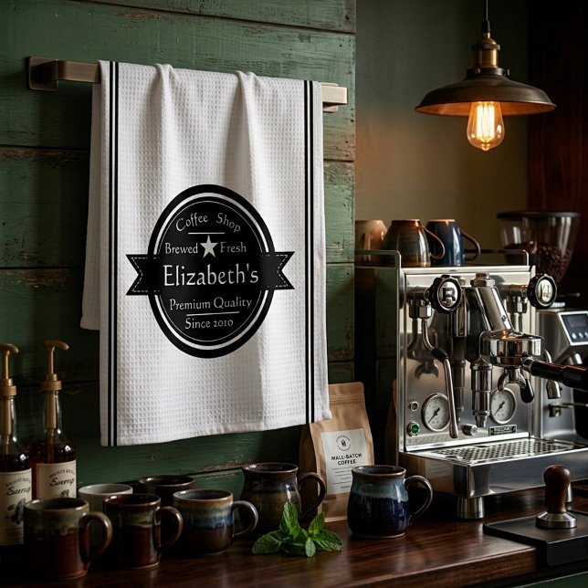 Logo für personalisierte Kaffeestuben Geschirrtuch (Von Creator hochgeladen)