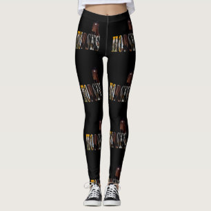 Logo für Pferde und Pferde, schwarz Leggings