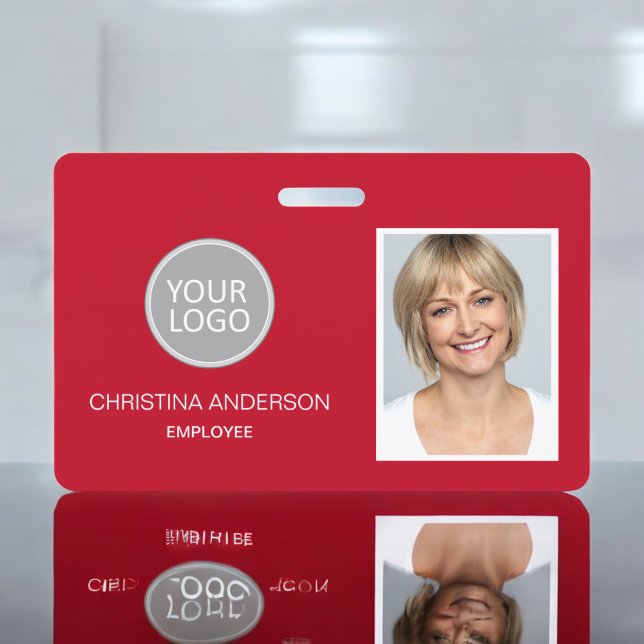 Logo für Red Employee Foto Corporate Work Ausweis (Von Creator hochgeladen)