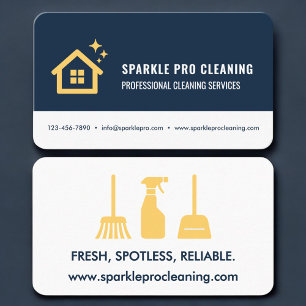 Logo für Reinigungsdienstleistungen Professionell Visitenkarte