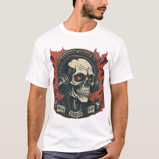 Logo für Rock- und Roll-Band T-Shirt (Vorderseite)