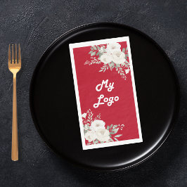 Logo für Rot-Weiß-Blumengeschäfte Serviette