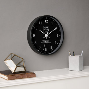 Logo für Schwarz-Weiß-Unternehmen Uhr