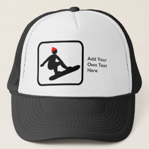 Logo für Snowboarder Truckerkappe
