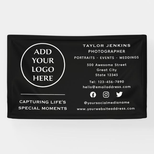 Logo für Social Media Corporate Beruflich Company Banner (Horizontal)