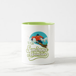 Logo für Sundance Mountains Zweifarbige Tasse