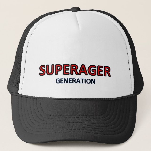 Logo für SuperAger Truckerkappe (Vorderseite)
