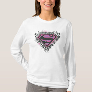 Logo für Supergirl-Buttone T-Shirt