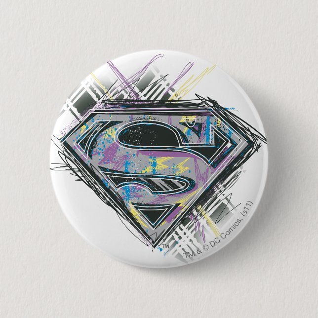 Logo für Supergirl-Scribbles Button (Vorderseite)