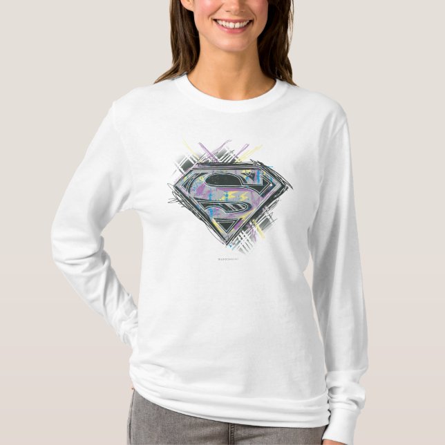 Logo für Supergirl-Scribbles T-Shirt (Vorderseite)