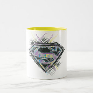 Logo für Supergirl-Scribbles Zweifarbige Tasse
