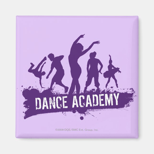 Logo für Tance Acadmey Dancer Silhouetten Magnet (Vorne)