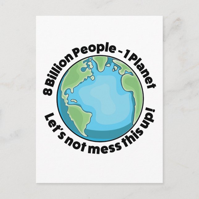 Logo für Umwelt Feiertagspostkarte (Vorderseite)