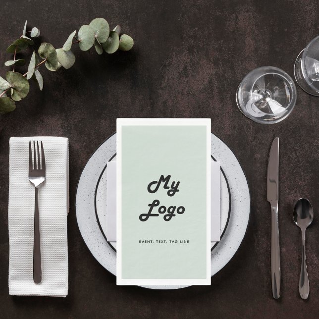 Logo für umweltfreundliches Geschäft Serviette (Von Creator hochgeladen)