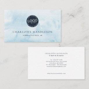 Logo für Unternehmen Minimalistisch hinzufügen Visitenkarte