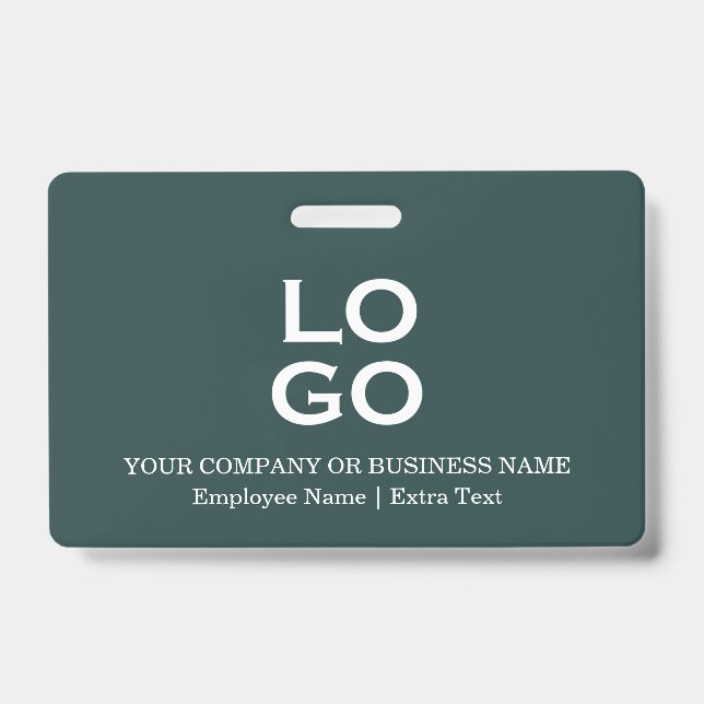 Logo für Unternehmen oder Unternehmen und Titel Gr Ausweis (Vorderseite)