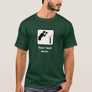 Logo für Vogelbeobachter/Vogelbeobachter (Dunkel) T-Shirt
