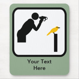 Logo für Vogelbeobachter/Vogelbeobachter Mousepad