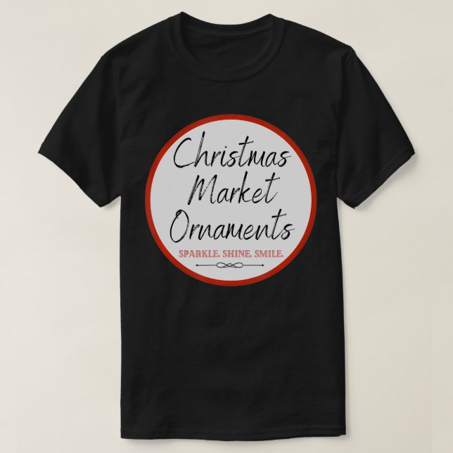 Logo für Weihnachtsmarktmöbel T-Shirt (Design vorne)