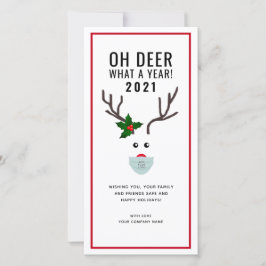 Logo für Weihnachtsschmuck in Unternehmen Feiertagskarte