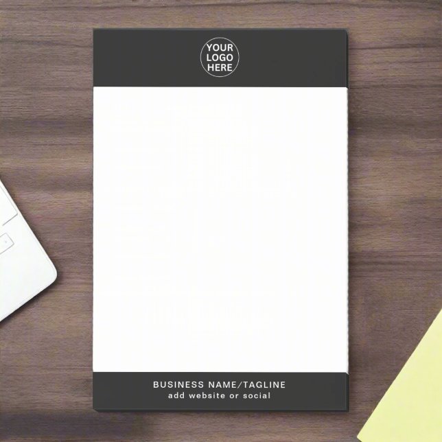 Logo für Werbeaktionen für Schwarzweiß Post-it Klebezettel (Von Creator hochgeladen)