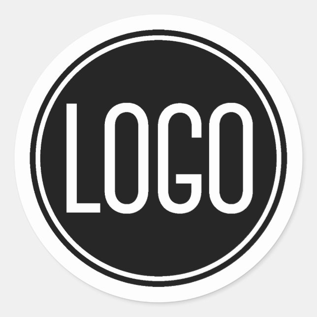 Logo für Werbeaktionen Runder Aufkleber (Vorderseite)