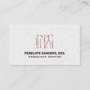 Logo für Zahnwerkzeuge Pink Visitenkarte