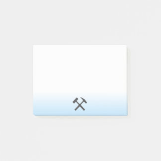 Logo Geologenhammer Post-it Klebezettel