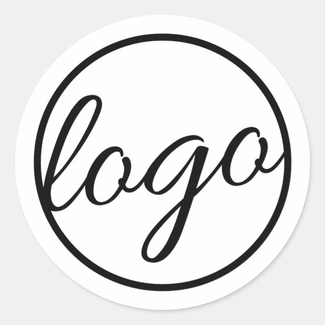 Logo-Geschäft für kundenspezifisches Unternehmen Runder Aufkleber (Vorderseite)
