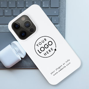 Logo-Geschäft Minimalistischer Fall für einfache iPhone 15 Pro Hülle
