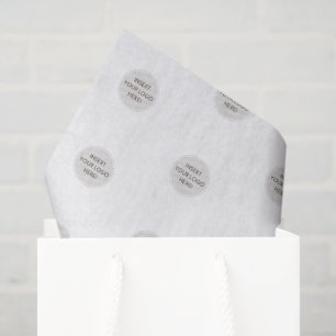 LOGO GESCHÄFTS-BRANDING modern einfach groß Seidenpapier