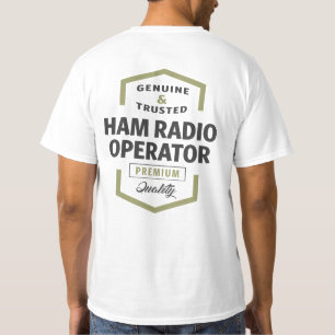 Logo-Geschenke von HAM Radio Operator. T-Shirt