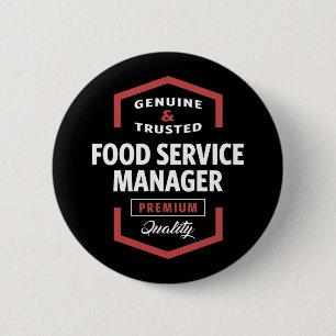 Logo-Geschenkideen für den Food Service Manager Button
