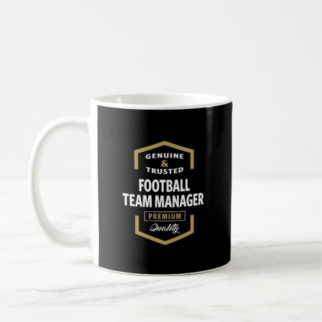 Logo-Geschenkideen für Football Team Manager Kaffeetasse (Links)